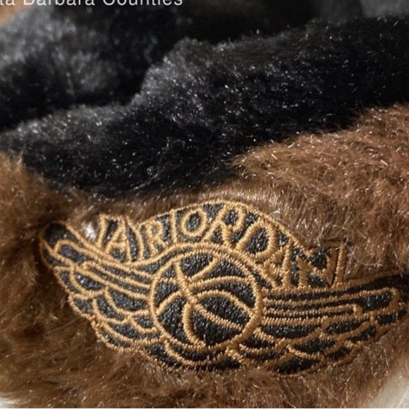 Jordan Plush White and Brown Sneakers - Picture 2 of 9